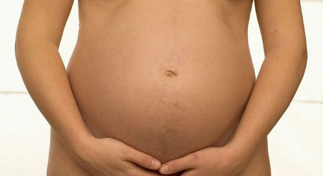 pregnancy belly line #10